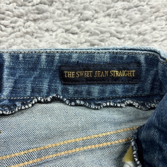 Lucky Brand Jeans Womens 0 The Sweet Jean Straight Classic Regular Wash Basic - Picture 3 of 5